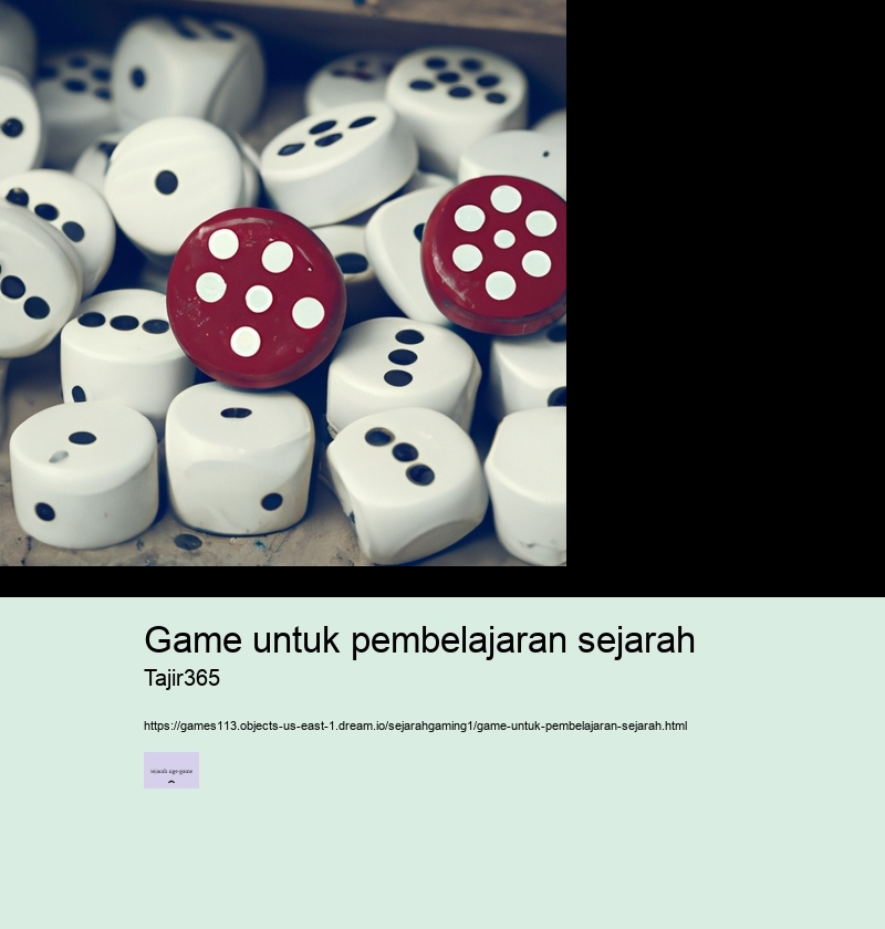 game untuk pembelajaran sejarah