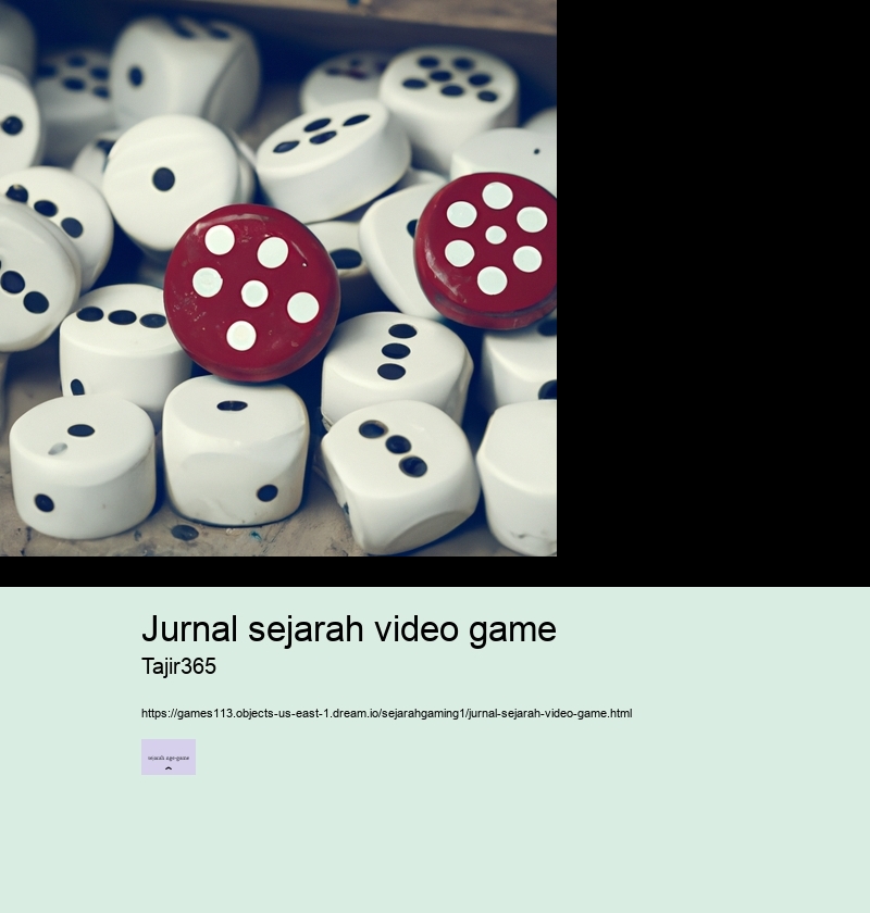 jurnal sejarah video game
