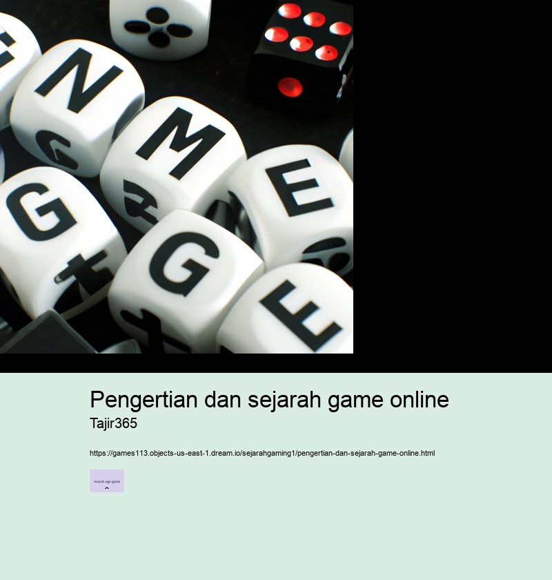 pengertian dan sejarah game online
